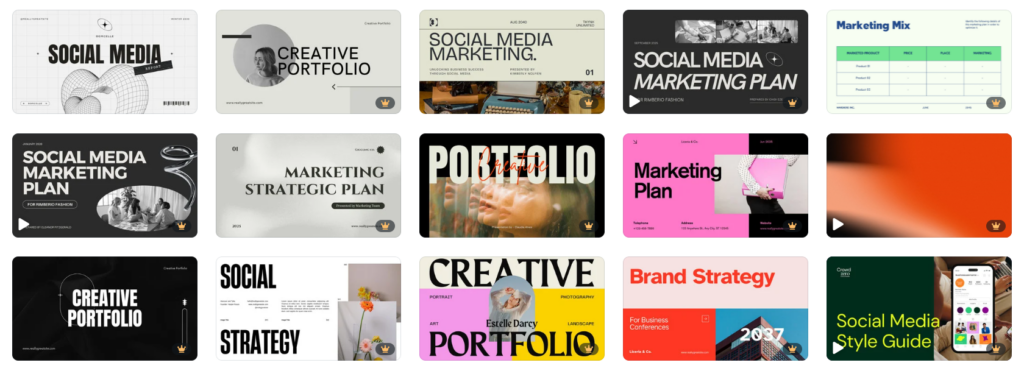 Canva Portfolios