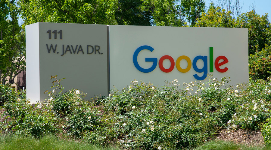 google headquarters sign